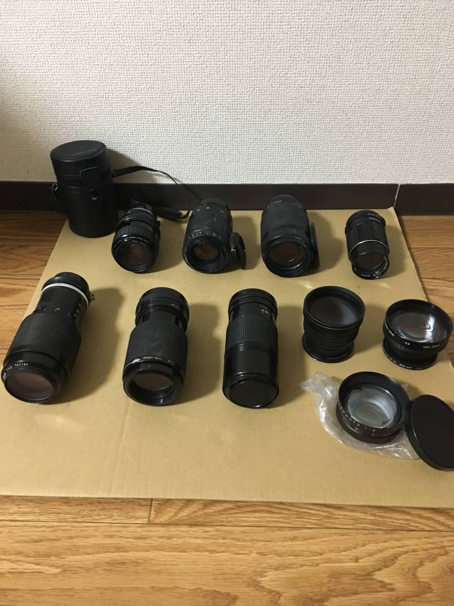 ☆ジャンク?？カメラ用レンズ10個セット☆