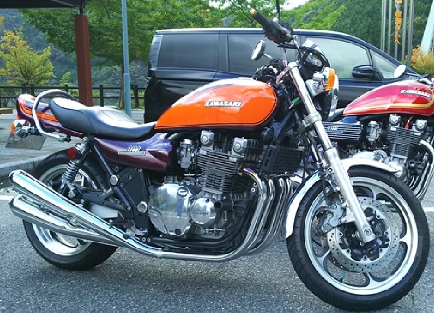 ゼファー1100/750 鉄メッキフロントフェンダー ゼファー750に適合する