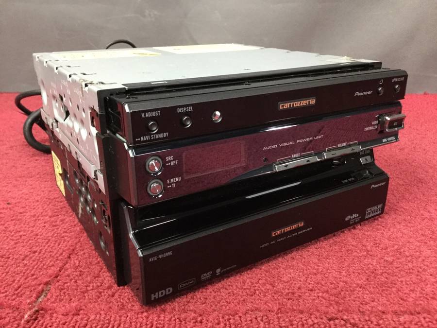 ジャンク カロッツェリアHDDインダッシュナビ AVIC-VH099G モニター