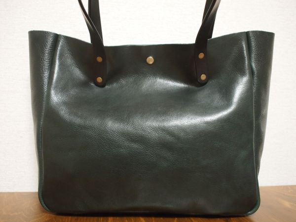 ハンドメイド高級本革鞄ヌメ革C★レザーFUトートバッグDG666