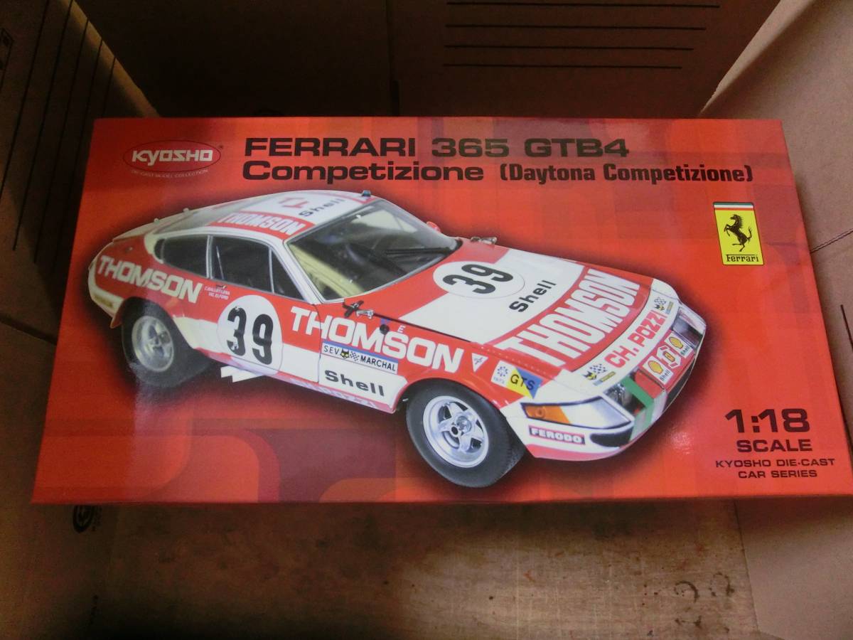 京商 1/18 フェラーリ365GTB/4デイトナ・コンペティツィオーネ 京商 1/18 フェラーリ 365 GTB4 デイトナ コンペティツィオーネ #39