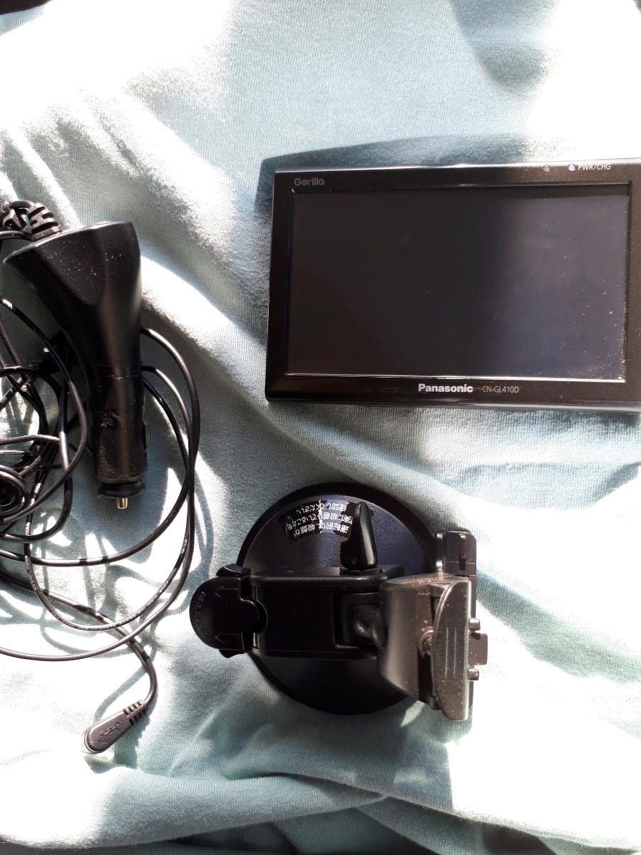 パナソニック・ポータブルナビGORILLA CN-GL410D中古品