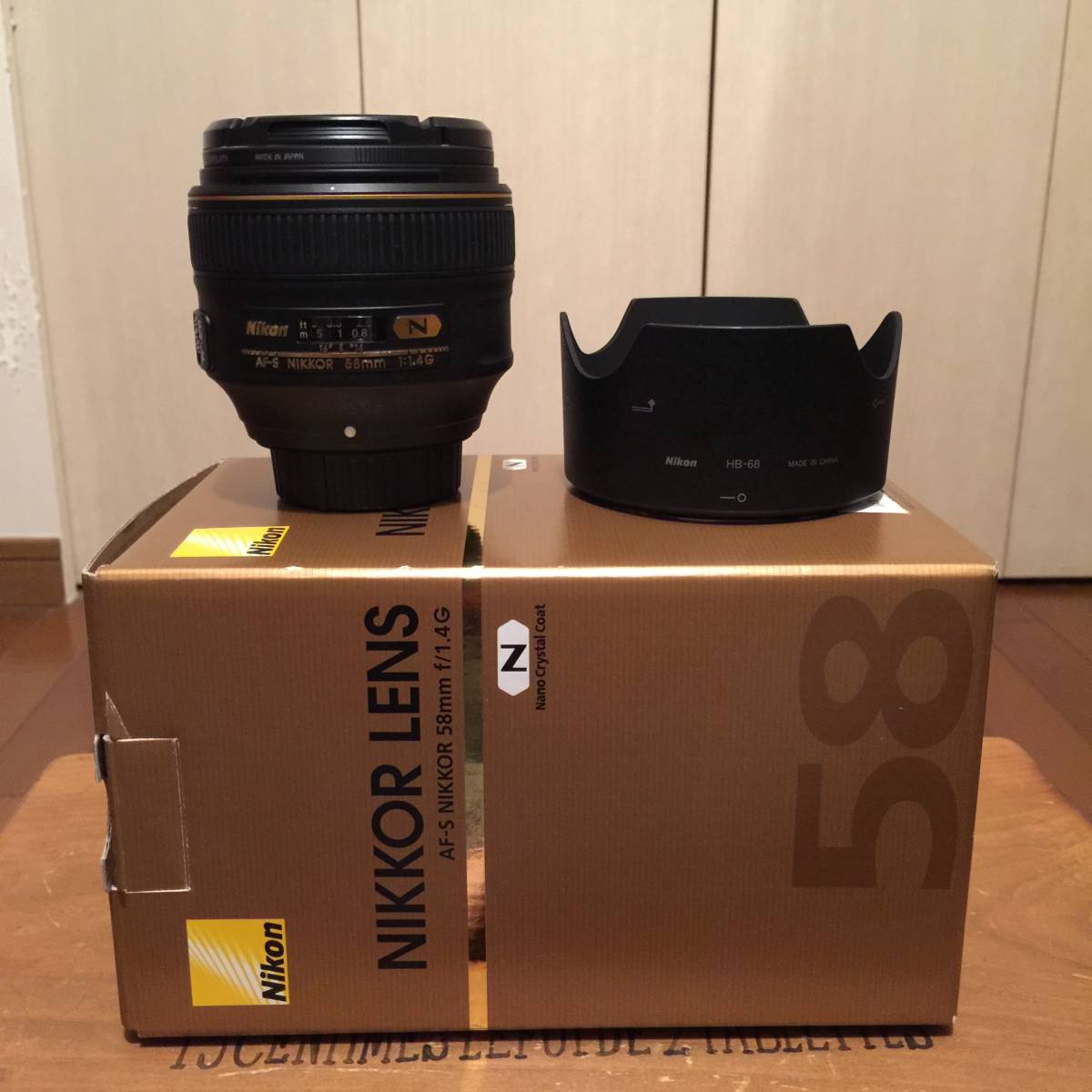 極美品 Nikon Nikkor AF-S 58mm F1.4G ニコン