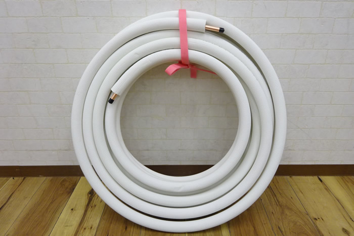 Y11169B 未使用保管品 被覆銅管 シングルコイル 12.7 20m
