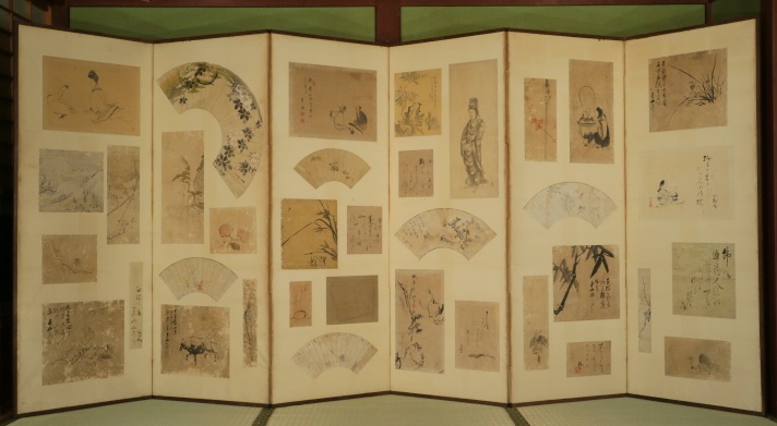 中国書画 掛け軸 山水図 掛軸 古びた蔵 肉筆 肉筆紙本』中国画 元代
