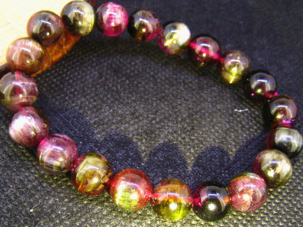 0616m102 極美品★【80A猫目ウォーターメロントルマリン】★ 9mm