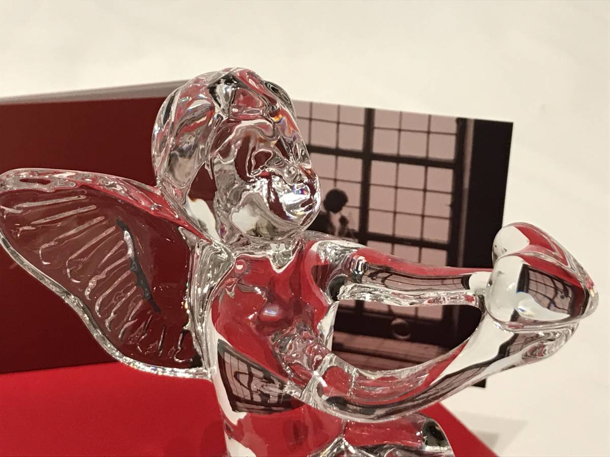 バカラ Baccarat 大天使 立像 美品 刻印有り 美品 置物 クリスマス