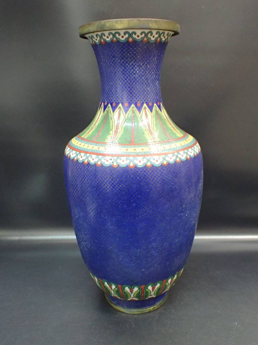 ☆111749 中国 古い 七宝 花瓶 ☆ 銅製 工芸品 【公式通販】