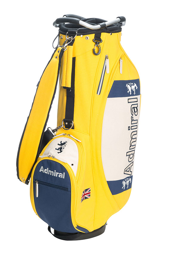 アドミラル/ADMIRAL/ADMG7SC6/70/イエロー（訳有）/HANPU STAND /帆布スタンドキャディバッグ/新品/3.1kg