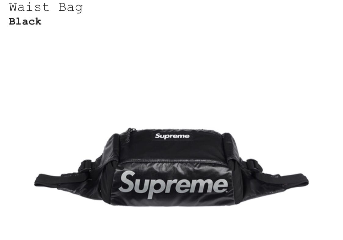 【未使用】Supreme ボックスロゴ ウエストバッグ ブラック シュプリーム Supreme 17AW Waist Bag ウエスト バッグ ショルダー Box Logo