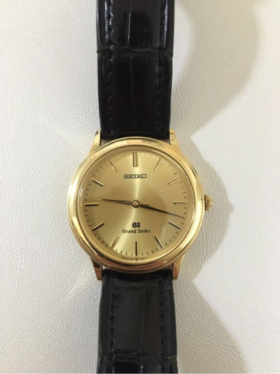 1989年購入 グランドセイコー grand seiko 18k 9581-7000 クォーツ