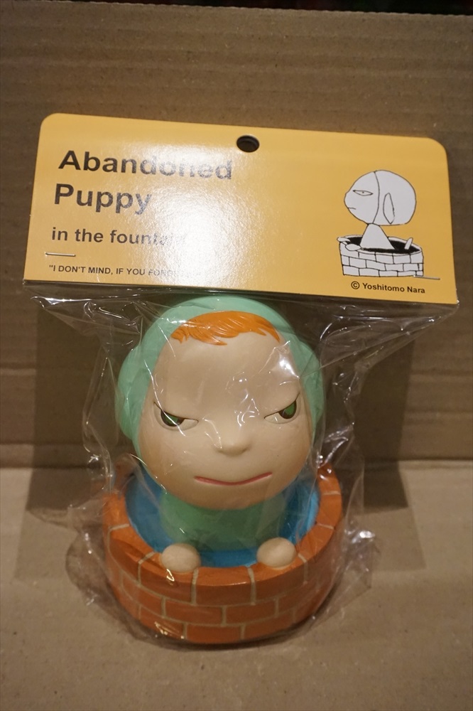 奈良美智 貯金箱 Abandoned in the fountain - Puppy 未開封 奈良美智