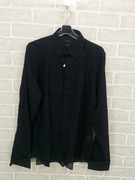 セール，定番 GUCCI グッチ スリム シースルー 長袖 シャツ 42 / 16 1/2 ブラック # 1000000942217(長袖シャツ)｜売買されたオークション情報、yahooの商品情報をアーカイブ公開 - オークファン 男性用