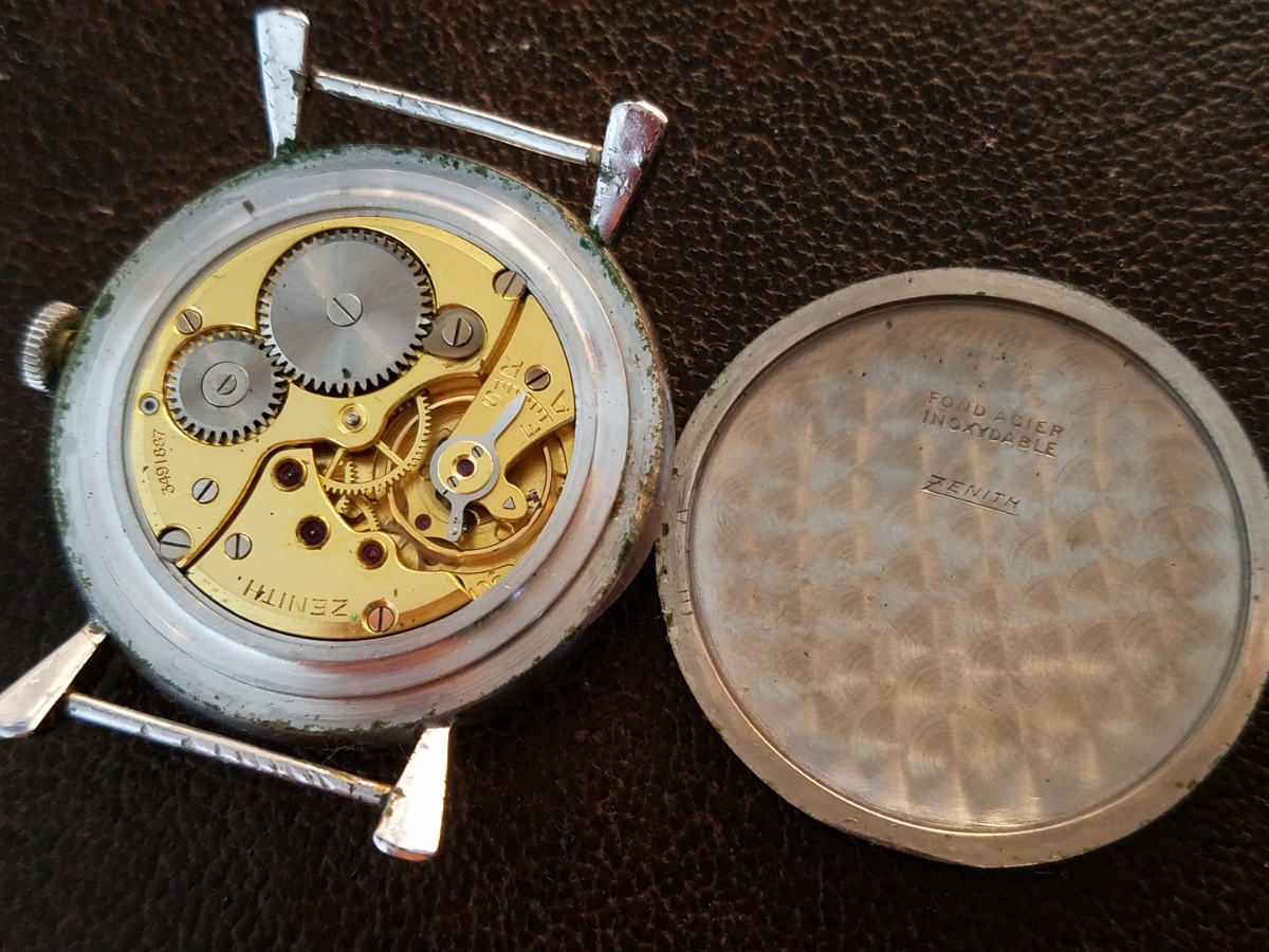 1940年代 ZENITH オールアラビック cal.106搭載 美品!_4