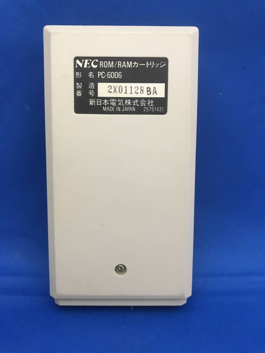 動作品 NEC PC-6001 本体 ROM/RAMカートリッジ付 日本電気【40 NEC PC