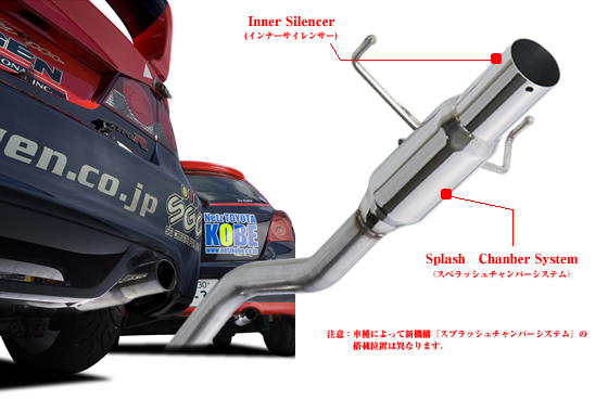 送料無料 5ZIGEN スーパーラップ マフラー S2000 AP1 SUPERLAP S2000