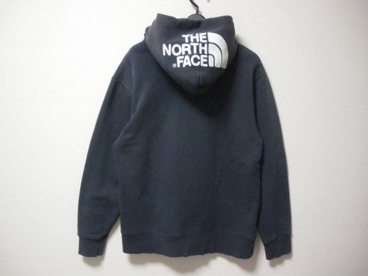 THE NORTH FACE ザ ノースフェイス リアビュー ハイネックジップアップ スウェットパーカー ブルーグレー メンズM