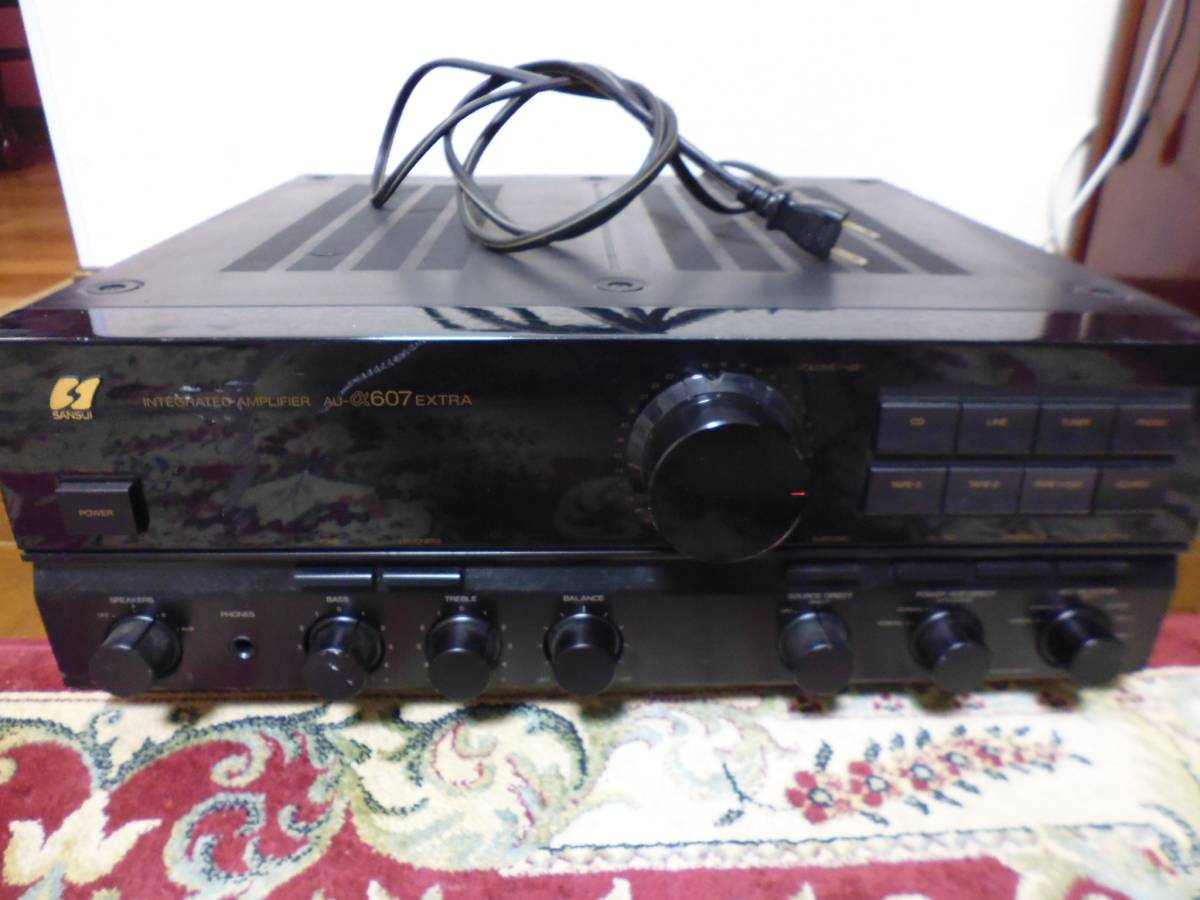 サンスイ　プリメインアンプ　AU-@607 EXTRA 本体のみ ジャンク品