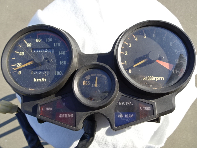 CBX400FメーターＡＳＳＹ　（検索用cbr400fgs400gt380旧車イノウエ当時物）