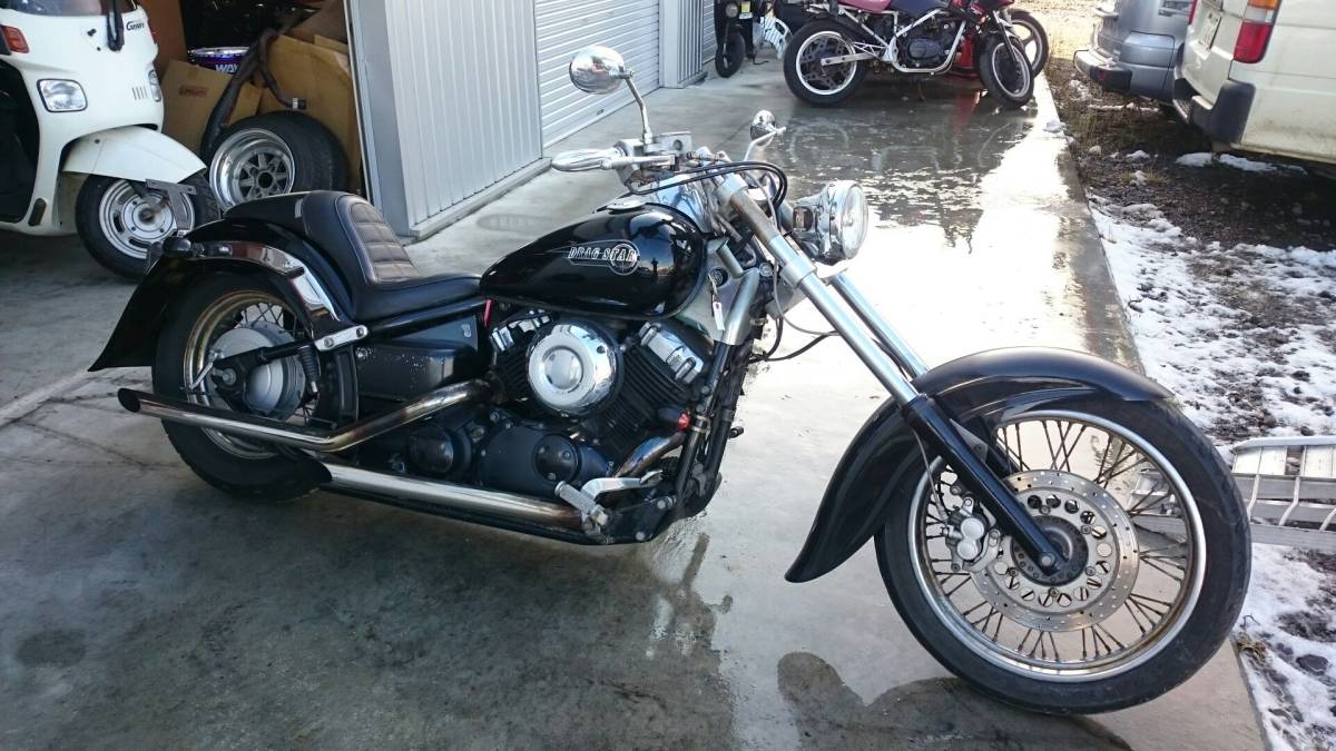 全国発送可能！ 車検平成31年4月迄！ ドラッグスター400 フルカスタム 少し整備して乗ってください！ 北海道札幌 シャドウ イントルーダー