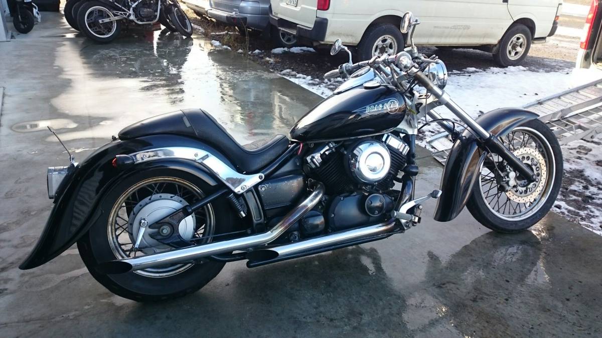 全国発送可能！ 車検平成31年4月迄！ ドラッグスター400 フルカスタム 少し整備して乗ってください！ 北海道札幌 シャドウ イントルーダー
