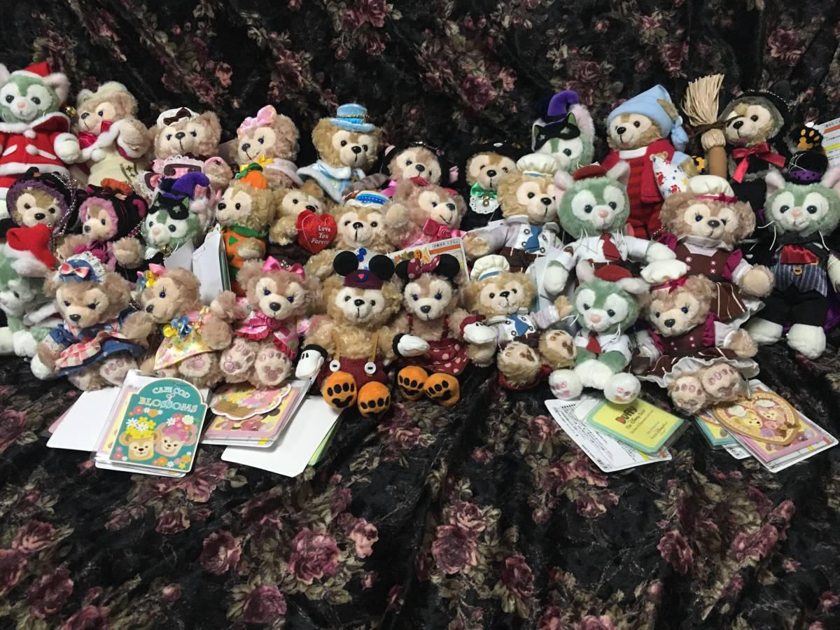 ☆ダッフィー・シェリーメイ・ジェラトー二 30体セット☆タグ付