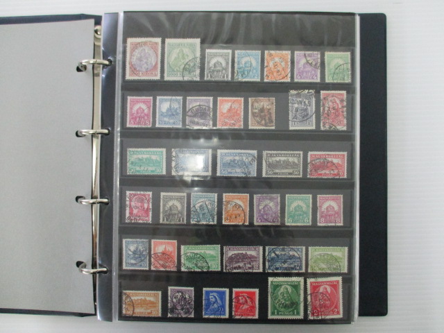 1711FM084 外国切手 ハンガリー MAGYAR 初期 切手 未使用含む アルバム