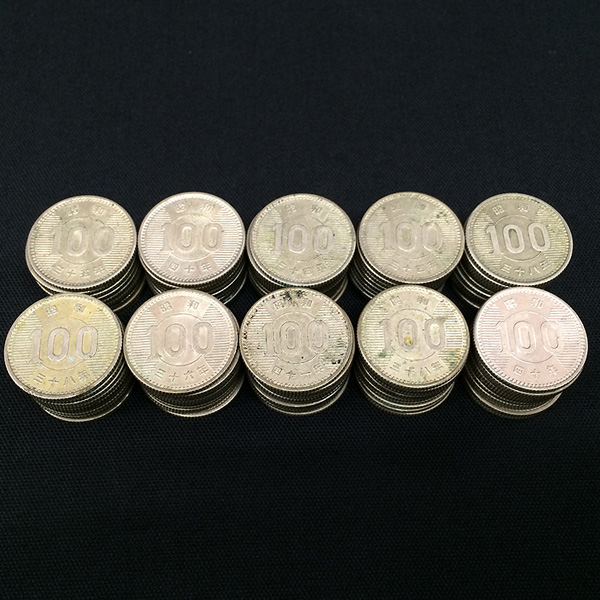 MO81 昭和34年~昭和41年 稲穂100円銀貨×100枚