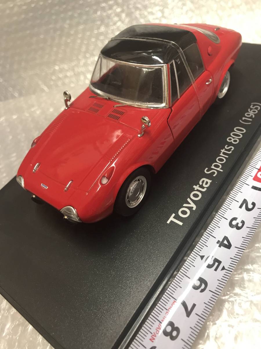 本州送料500 希少 1/24 トヨタ スポーツ 800　1965　国産名車コレクション