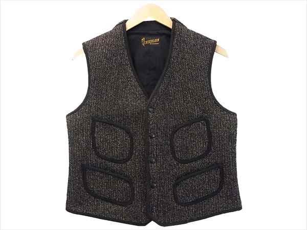 TENDERLOIN テンダーロイン 日本製 長袖ワークシャツL ロゴ文字刺繍