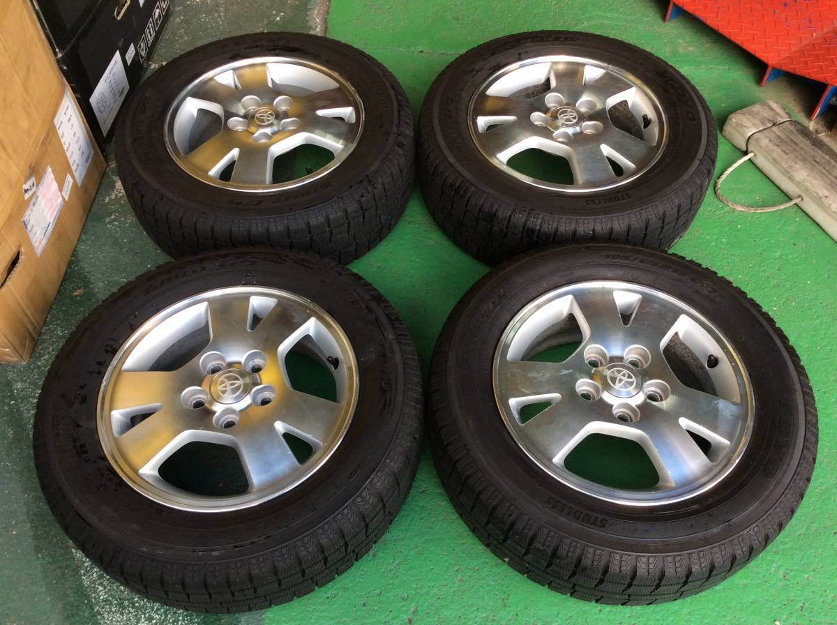 J34◆トヨタノアorヴォクシー純正アルミ4本set6J+50◆TOYOガリットG5バリ溝195/65R15◆スタッドレス