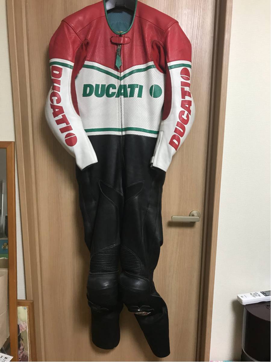 オーダー品☆アトリエワン☆レーシングスーツ☆革ツナギ☆ATOLIEONE☆L XL XXL 2L 3L☆ドゥカティ ドカティ DUCATI☆ダイネーゼ☆