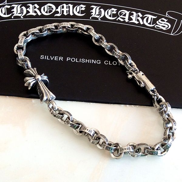 chromeHearts ラージペーパーチェーンブレス　クロムハーツ ブレスレット　シルバー925 19.5cm