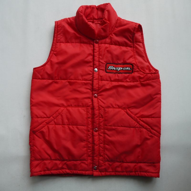 SNAP-ON ビンテージ ベスト RED