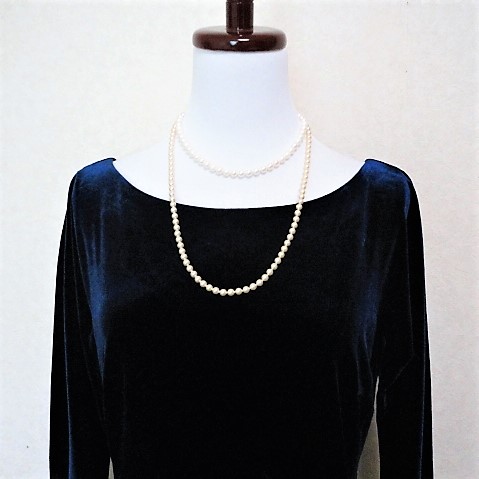 送料無料*新品タグ付【RalphLauren】ラルフローレン/ベルベットドレープカクテルドレス/ネイビーL