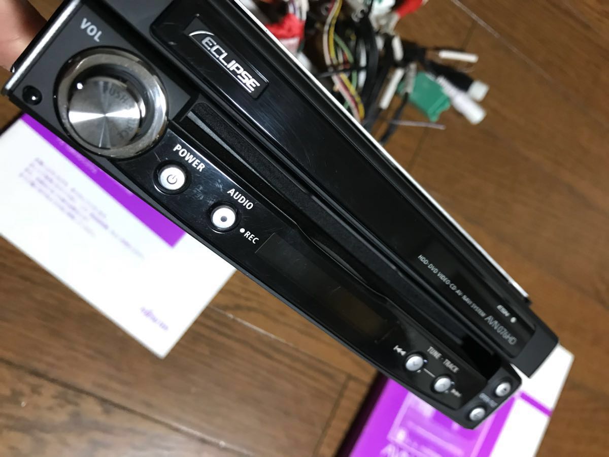 中古 通電確認済 イクリプス HDDナビ AVN076HD