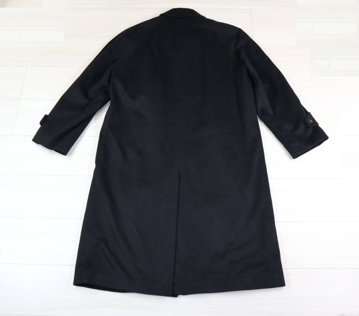 カシミヤ100%☆Ken Brooks☆ピュアカシミヤコート A5 黒