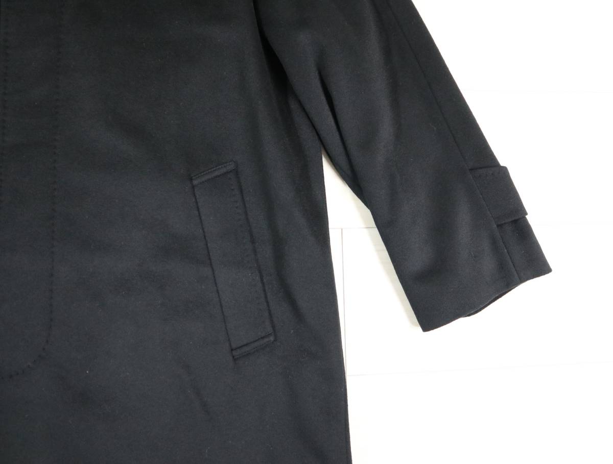 カシミヤ100%☆Ken Brooks☆ピュアカシミヤコート A5 黒