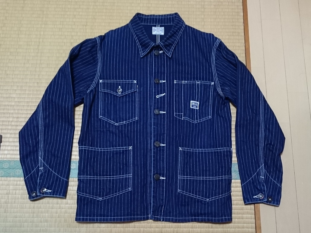 ジョーマッコイ 8 HOUR UNION ウォバッシュカバーオール 紺/38