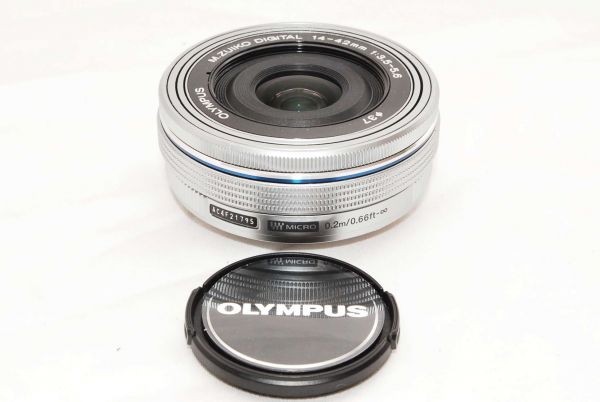 ☆美品☆ OLYMPUS オリンパス M.ZUIKO DIGITAL ED 14-42mm F3.5-5.6 EZ ★即決送料無料