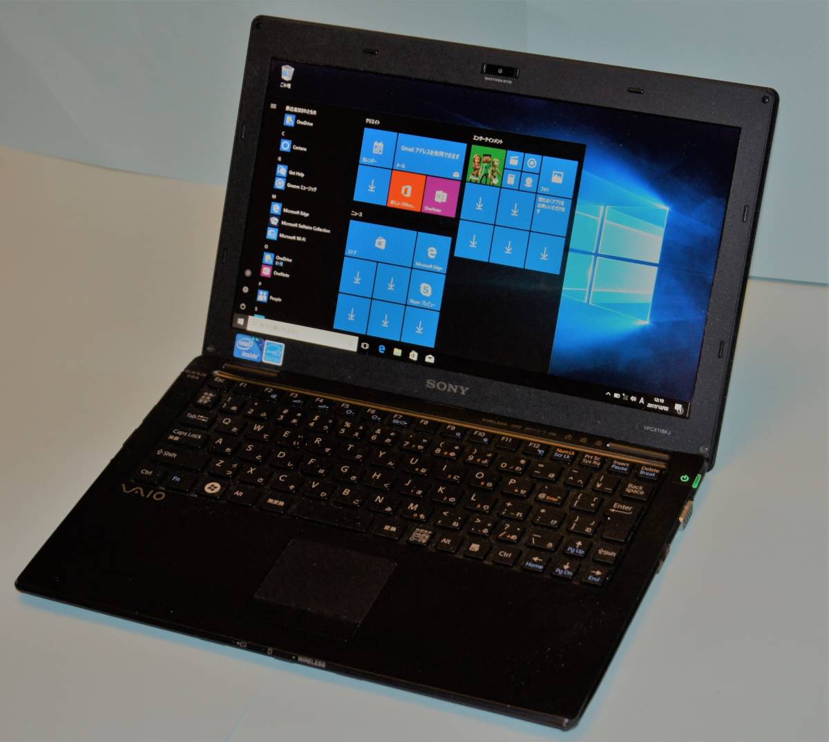 43469. SONY / VAIO VPCX118KJ / Atom Z540 / Win7HP ジャンク 【公式