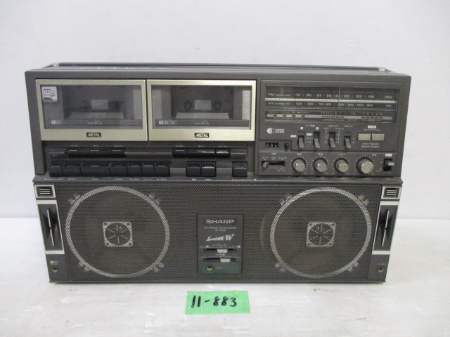 SHARP GF-818SB Stereo Radio Cassette Recorder THE SEARCHER-W