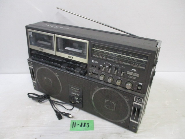 SHARP GF-818SB Stereo Radio Cassette Recorder THE SEARCHER-W