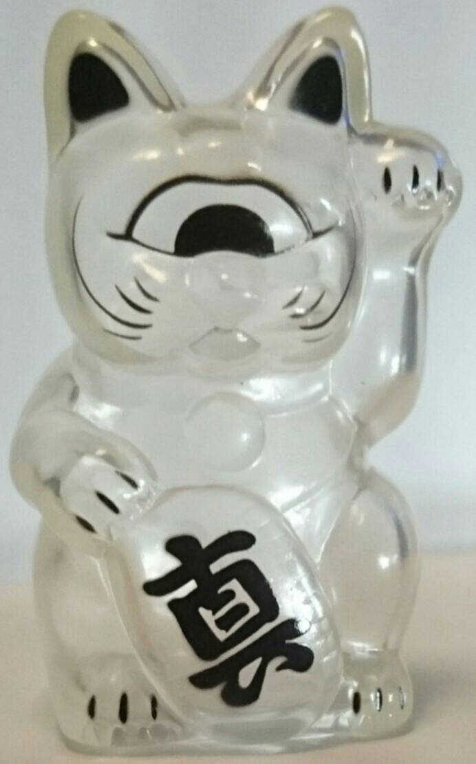 レア★リアルヘッド【フォーチュンキャットベイビー】クリア真 真頭玩具