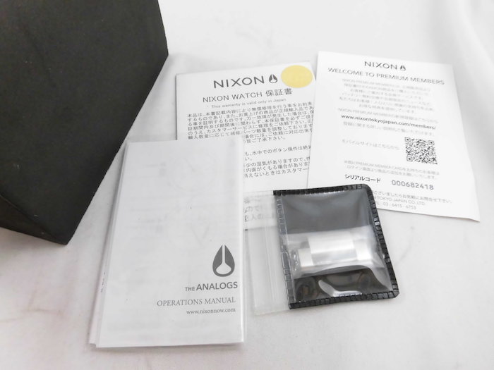 KM683○現状品○NIXON ニクソン THE SULTAN サルタン クォーツ腕時計 