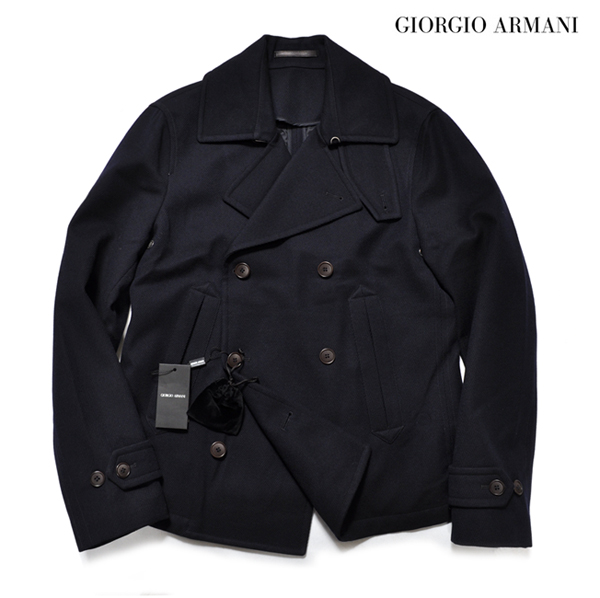 新品正規37.8万 GIORGIO ARMANI ジョルジオ アルマーニ ウール 