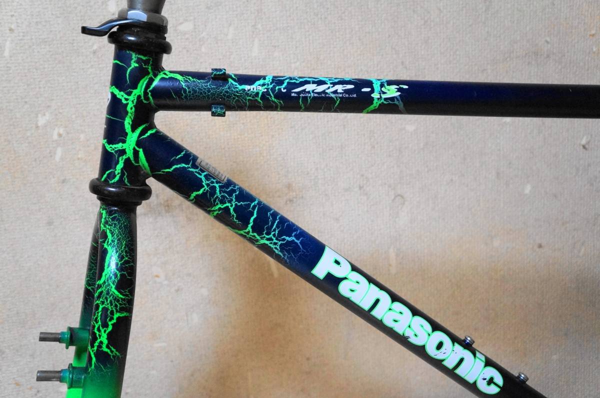 No.198 Panasonic クロスバイク MR-S クロモリ 420フレーム21段変速整備済み Panasonic☆MR-S☆B-PXS420☆クロモリ☆TANGE MTB☆USAデザイン