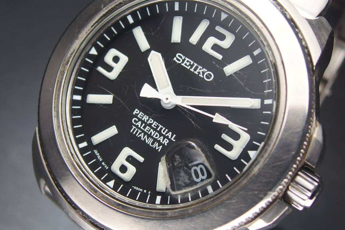 SEIKO セイコー 8F32-0350 PERPETUAL CALENDER パーペチュアル