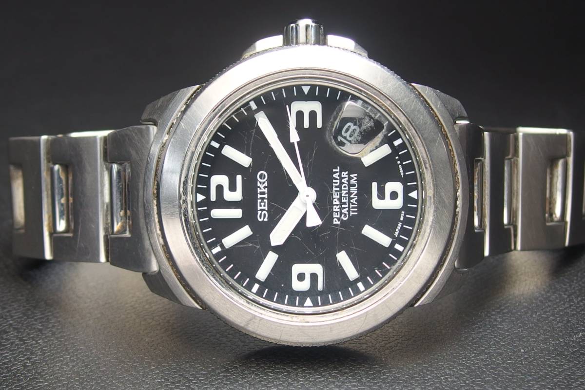 SEIKO セイコー 8F32-0350 PERPETUAL CALENDER パーペチュアル