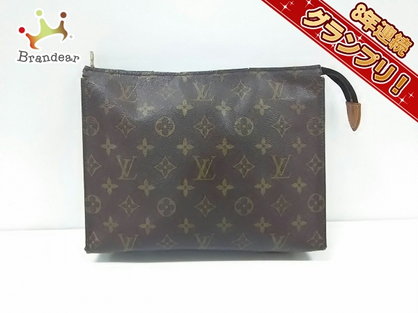全国無料，安い ルイヴィトン LOUIS VUITTON ポーチ モノグラム キャンバス M47542 ポッシュ トワレット26 821 モノグラム(ポーチ)｜売買されたオークション情報、yahooの商品情報をアーカイブ公開 - オークファン かばん、バッグ